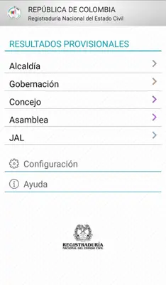 Elecciones Colombia 2015 android App screenshot 13